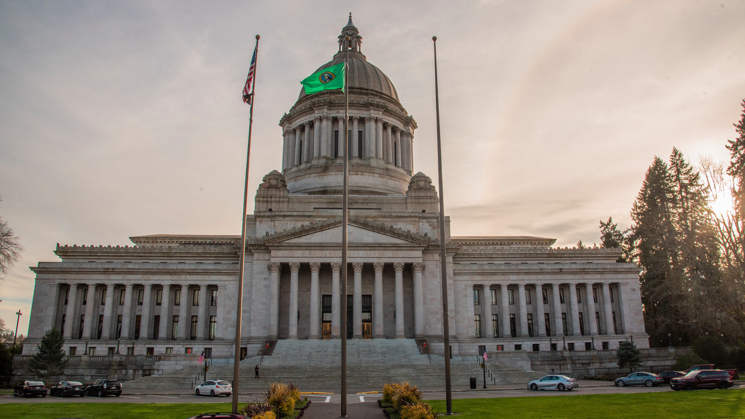The Washington state Capitol is pictured in 2022.